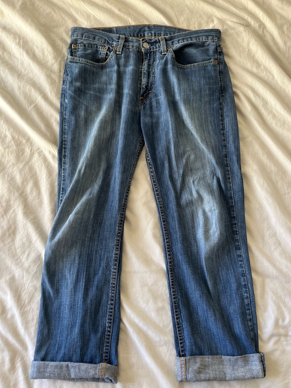Classic Levi’s Men's Vintage Denim Jeans Straight Leg
